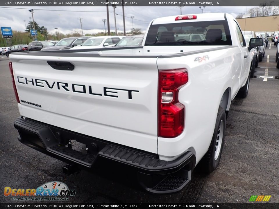 2020 Chevrolet Silverado 1500 WT Regular Cab 4x4 Summit White / Jet Black Photo #5