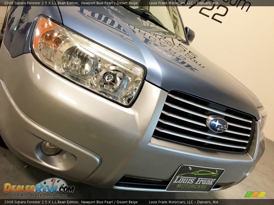 2008 Subaru Forester 2.5 X L.L.Bean Edition Newport Blue Pearl / Desert Beige Photo #26