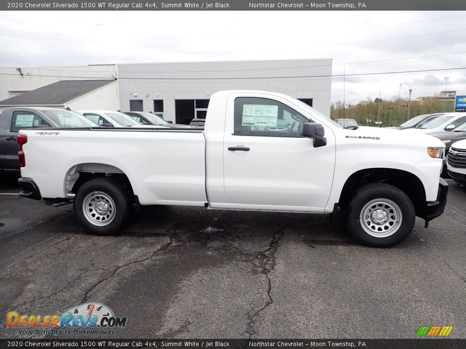 2020 Chevrolet Silverado 1500 WT Regular Cab 4x4 Summit White / Jet Black Photo #6