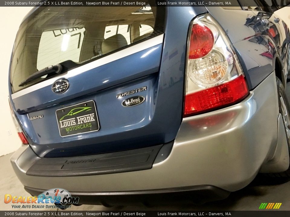 2008 Subaru Forester 2.5 X L.L.Bean Edition Newport Blue Pearl / Desert Beige Photo #27