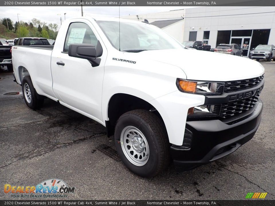 2020 Chevrolet Silverado 1500 WT Regular Cab 4x4 Summit White / Jet Black Photo #7