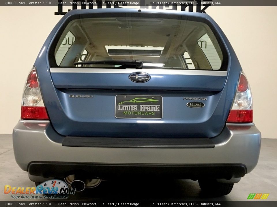 2008 Subaru Forester 2.5 X L.L.Bean Edition Newport Blue Pearl / Desert Beige Photo #28