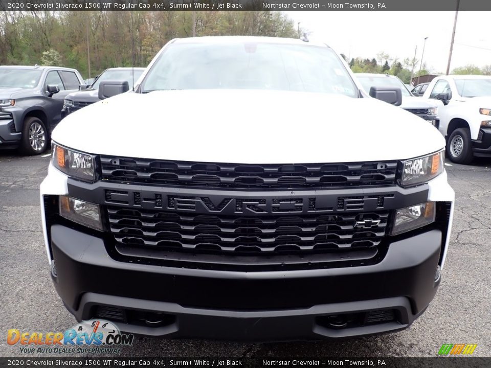 2020 Chevrolet Silverado 1500 WT Regular Cab 4x4 Summit White / Jet Black Photo #8
