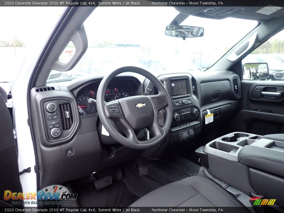 2020 Chevrolet Silverado 1500 WT Regular Cab 4x4 Summit White / Jet Black Photo #11
