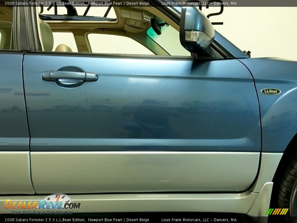 2008 Subaru Forester 2.5 X L.L.Bean Edition Newport Blue Pearl / Desert Beige Photo #33