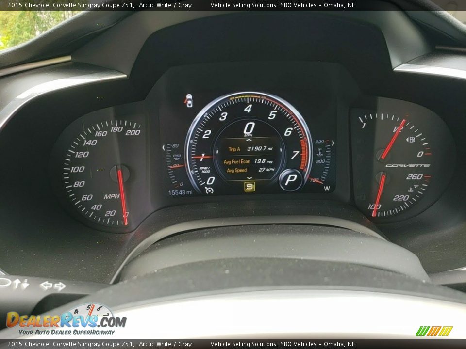 2015 Chevrolet Corvette Stingray Coupe Z51 Gauges Photo #10