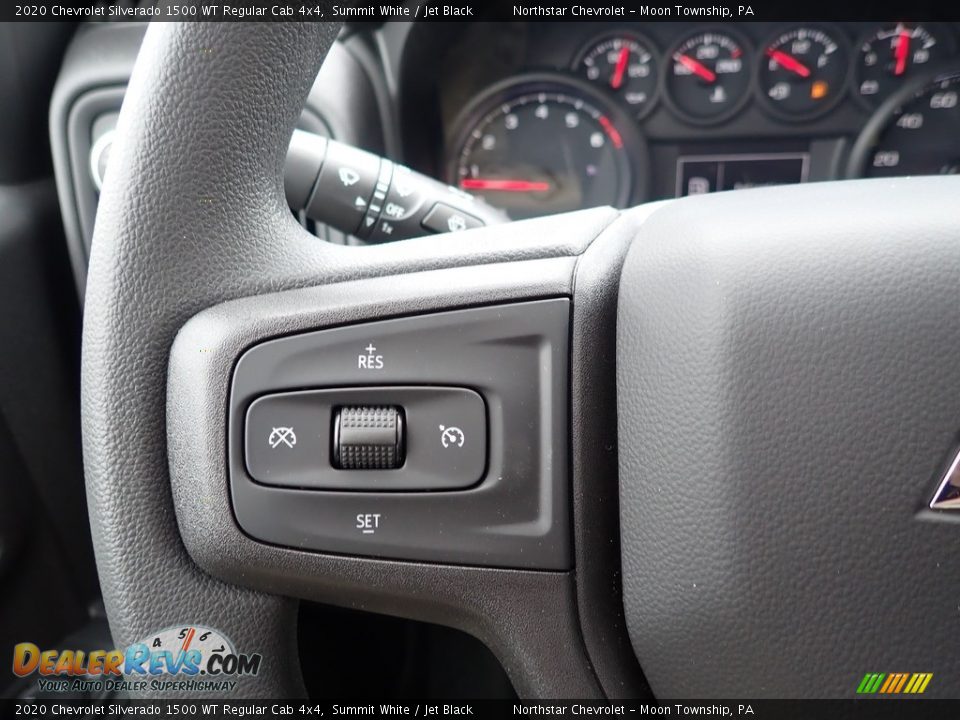 2020 Chevrolet Silverado 1500 WT Regular Cab 4x4 Summit White / Jet Black Photo #17