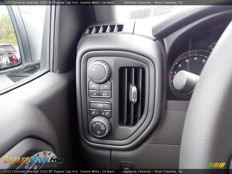 2020 Chevrolet Silverado 1500 WT Regular Cab 4x4 Summit White / Jet Black Photo #18