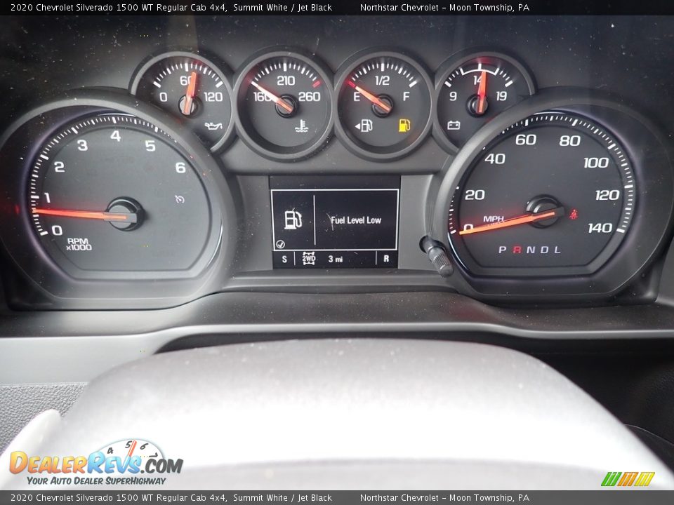 2020 Chevrolet Silverado 1500 WT Regular Cab 4x4 Summit White / Jet Black Photo #19