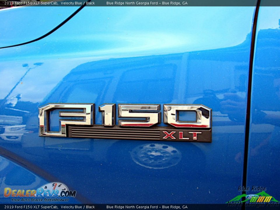 2019 Ford F150 XLT SuperCab Velocity Blue / Black Photo #35