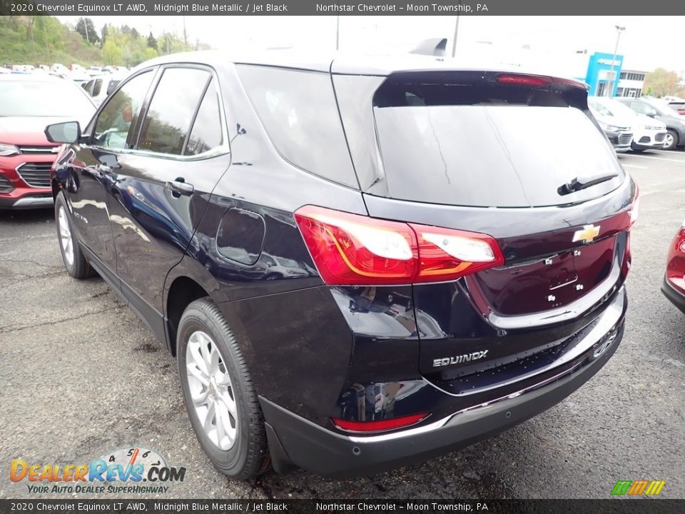 2020 Chevrolet Equinox LT AWD Midnight Blue Metallic / Jet Black Photo #3