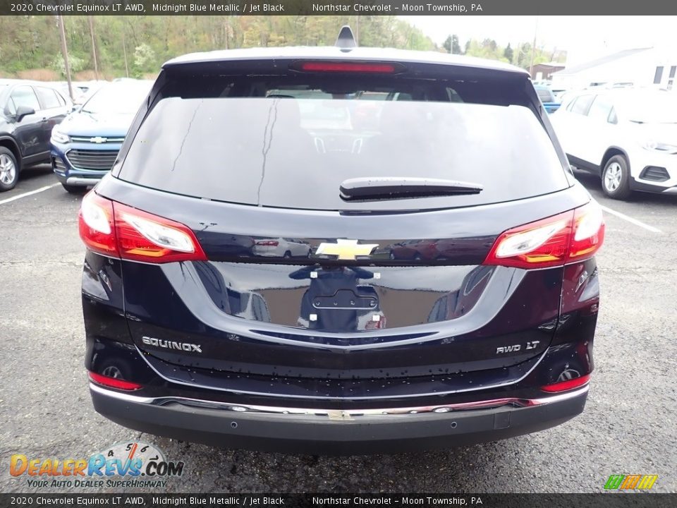 2020 Chevrolet Equinox LT AWD Midnight Blue Metallic / Jet Black Photo #4
