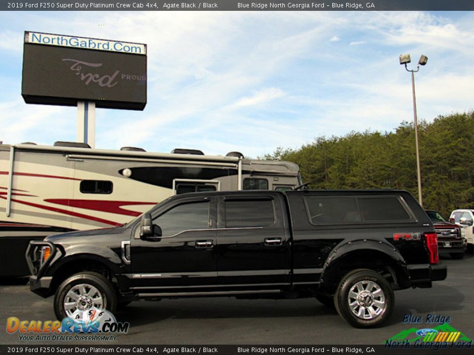 2019 Ford F250 Super Duty Platinum Crew Cab 4x4 Agate Black / Black Photo #2