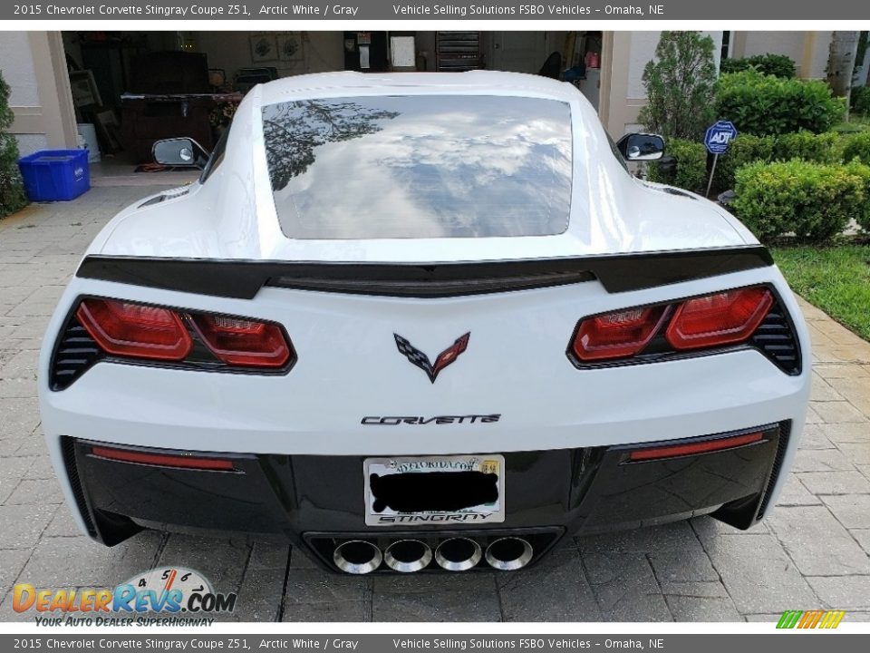 2015 Chevrolet Corvette Stingray Coupe Z51 Arctic White / Gray Photo #21