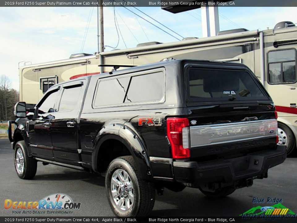 2019 Ford F250 Super Duty Platinum Crew Cab 4x4 Agate Black / Black Photo #3