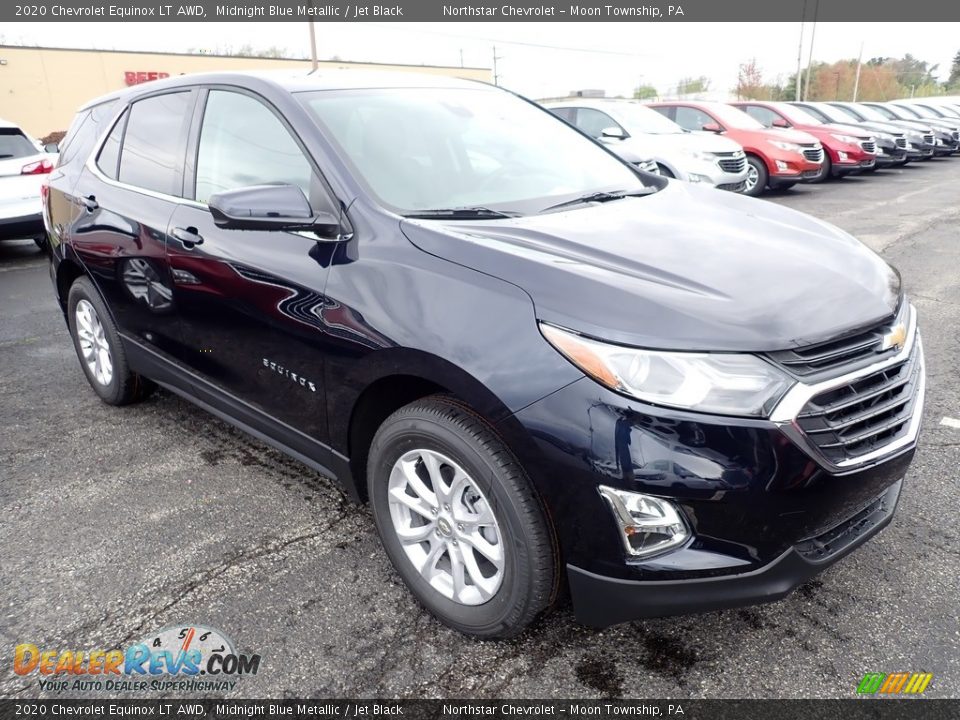 2020 Chevrolet Equinox LT AWD Midnight Blue Metallic / Jet Black Photo #7