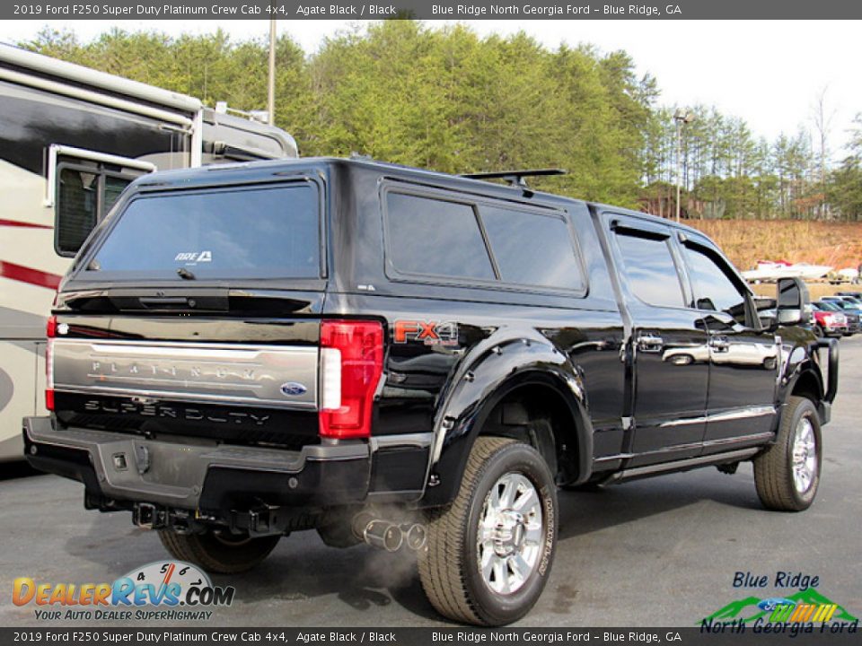 2019 Ford F250 Super Duty Platinum Crew Cab 4x4 Agate Black / Black Photo #5