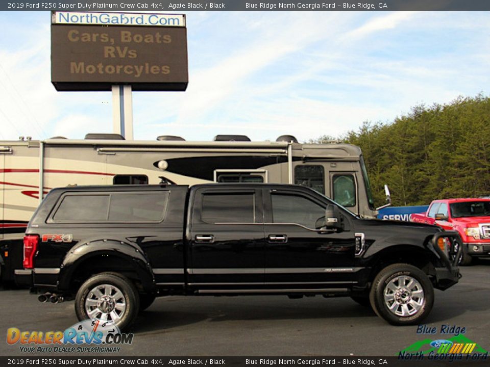 2019 Ford F250 Super Duty Platinum Crew Cab 4x4 Agate Black / Black Photo #6