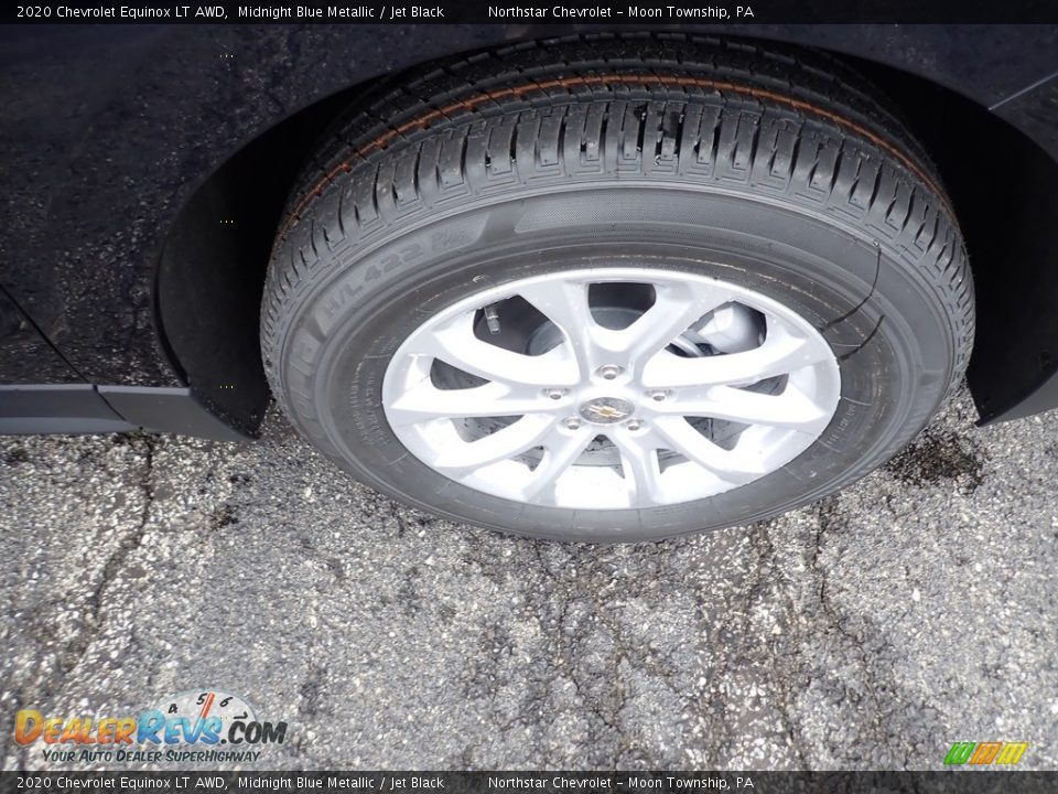2020 Chevrolet Equinox LT AWD Midnight Blue Metallic / Jet Black Photo #9