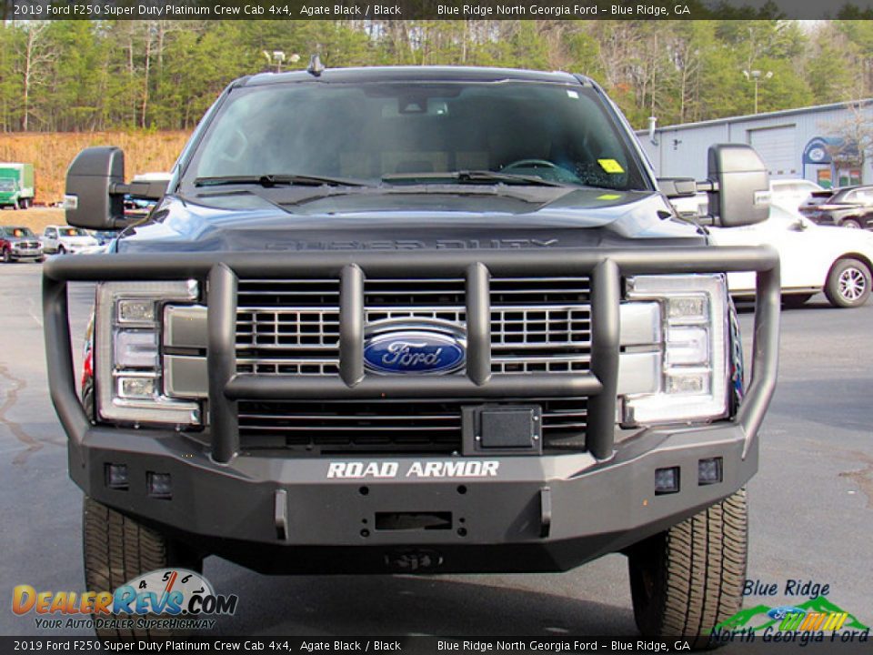 2019 Ford F250 Super Duty Platinum Crew Cab 4x4 Agate Black / Black Photo #8