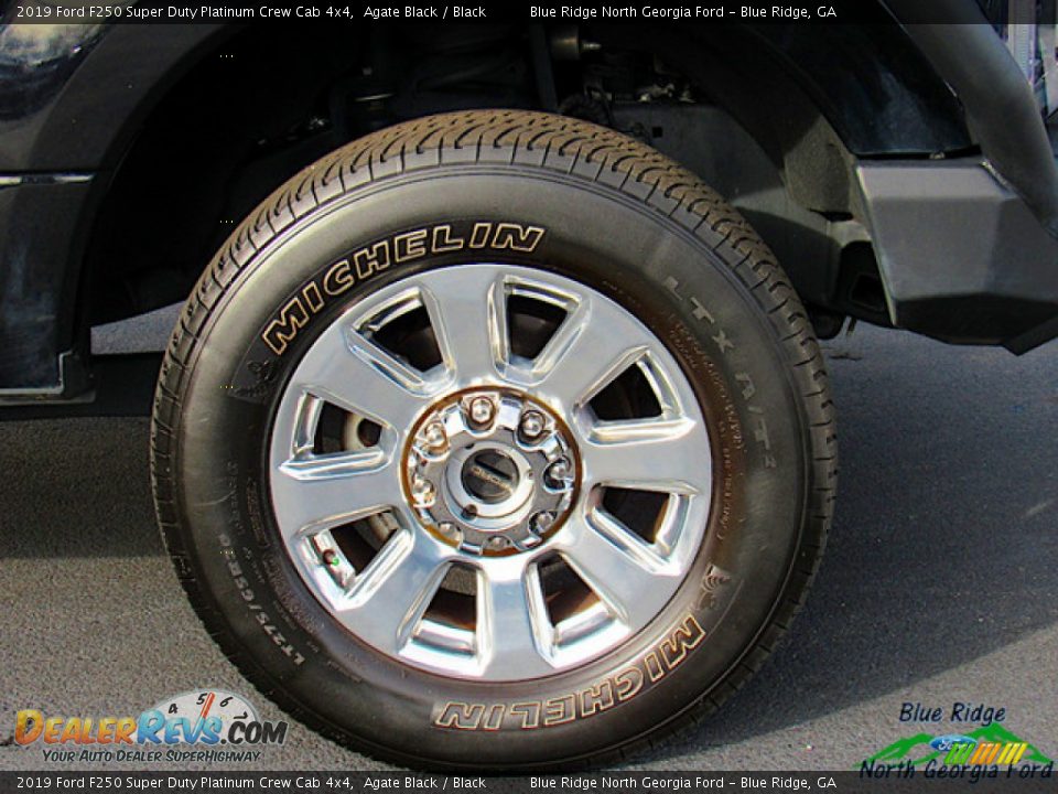 2019 Ford F250 Super Duty Platinum Crew Cab 4x4 Agate Black / Black Photo #9