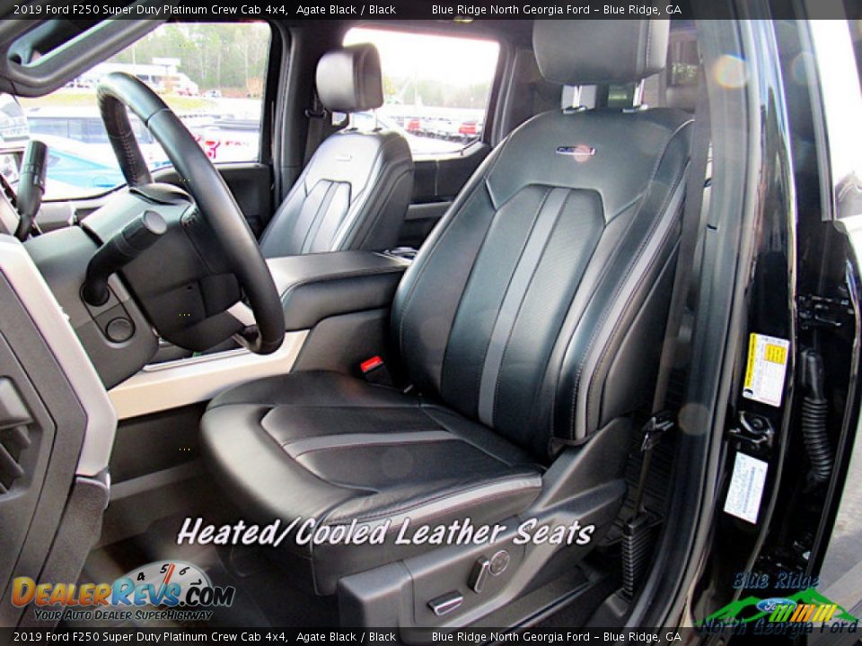 2019 Ford F250 Super Duty Platinum Crew Cab 4x4 Agate Black / Black Photo #10