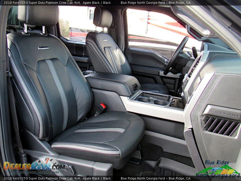 2019 Ford F250 Super Duty Platinum Crew Cab 4x4 Agate Black / Black Photo #11