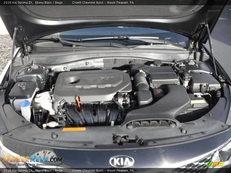 2016 Kia Optima EX 2.4 Liter GDI DOHC 16-Valve Dual-CVVT 4 Cylinder Engine Photo #11