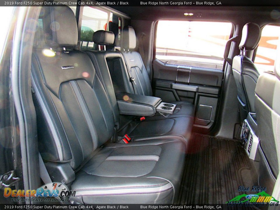 2019 Ford F250 Super Duty Platinum Crew Cab 4x4 Agate Black / Black Photo #12