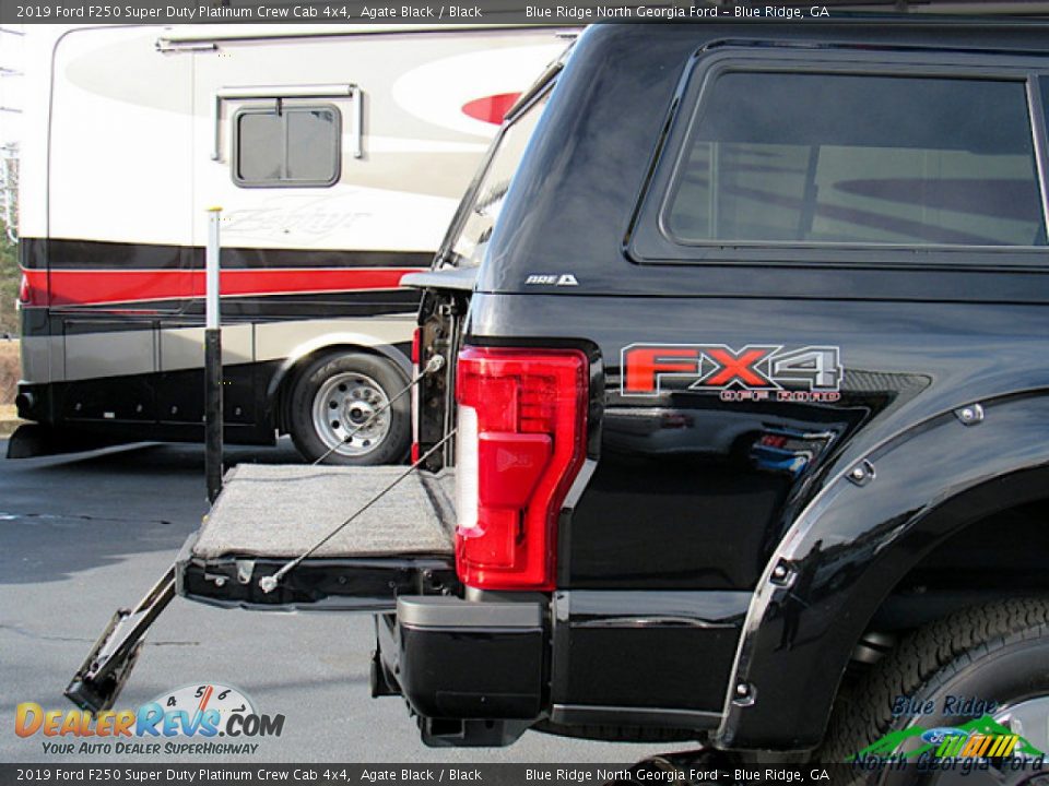 2019 Ford F250 Super Duty Platinum Crew Cab 4x4 Agate Black / Black Photo #13