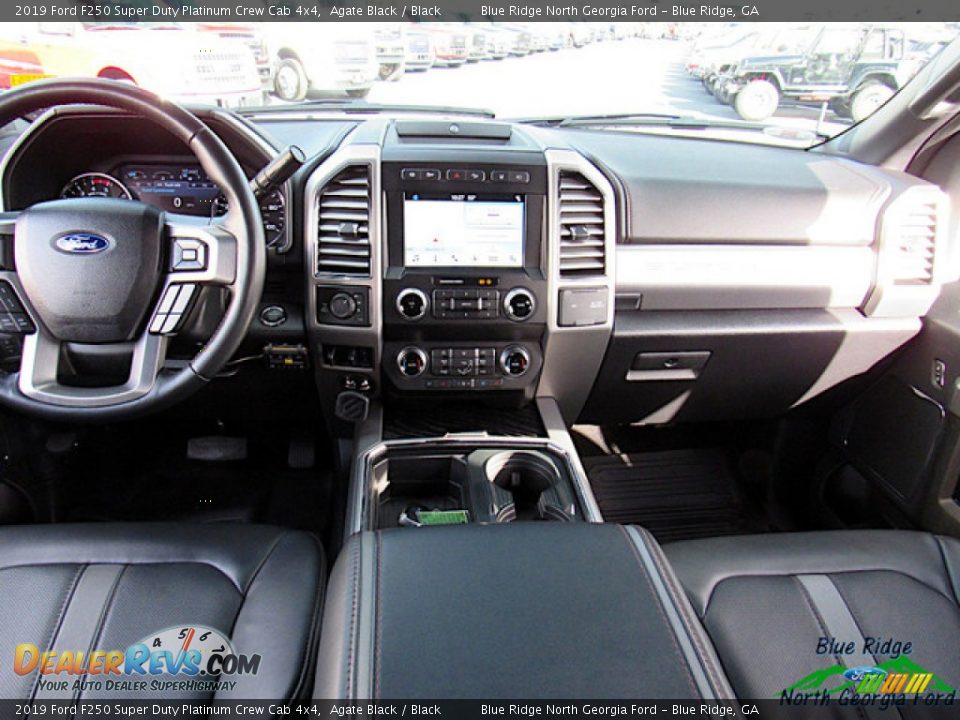 2019 Ford F250 Super Duty Platinum Crew Cab 4x4 Agate Black / Black Photo #15