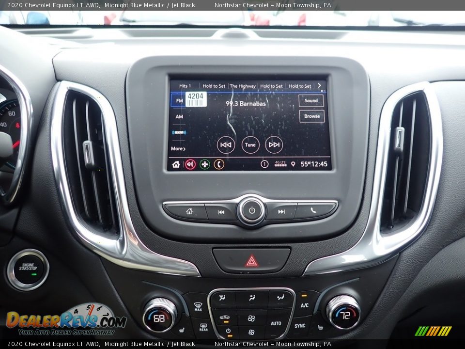 2020 Chevrolet Equinox LT AWD Midnight Blue Metallic / Jet Black Photo #17