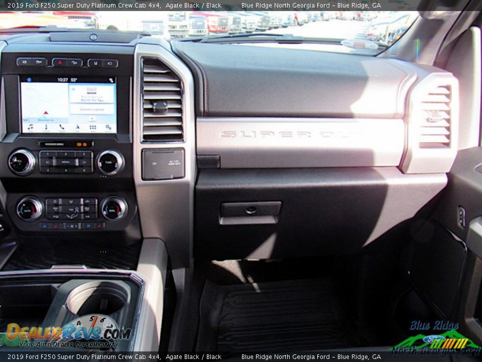 2019 Ford F250 Super Duty Platinum Crew Cab 4x4 Agate Black / Black Photo #16