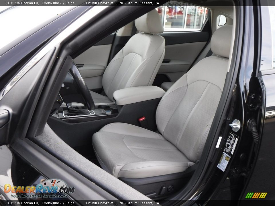 Front Seat of 2016 Kia Optima EX Photo #17