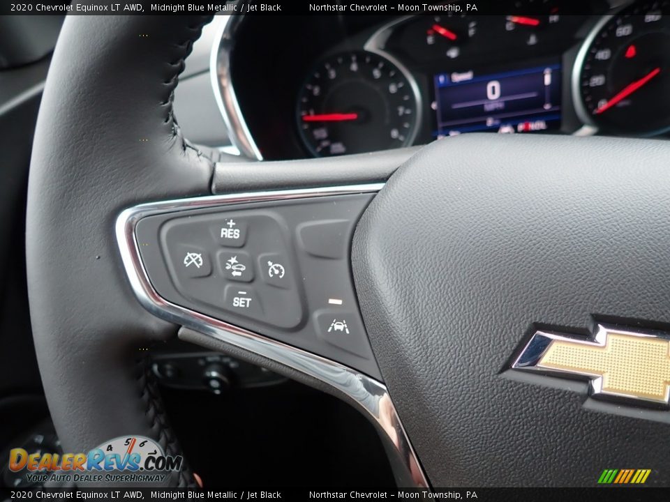2020 Chevrolet Equinox LT AWD Midnight Blue Metallic / Jet Black Photo #20