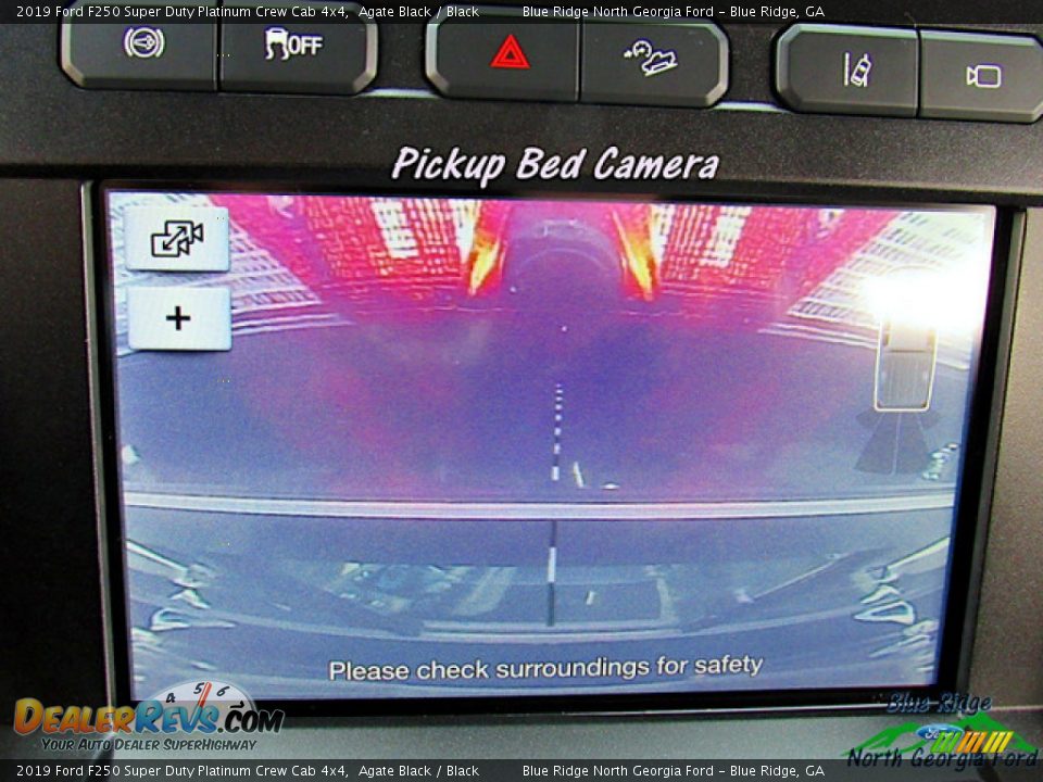 2019 Ford F250 Super Duty Platinum Crew Cab 4x4 Agate Black / Black Photo #22
