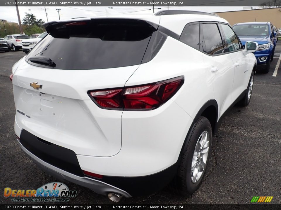 2020 Chevrolet Blazer LT AWD Summit White / Jet Black Photo #5