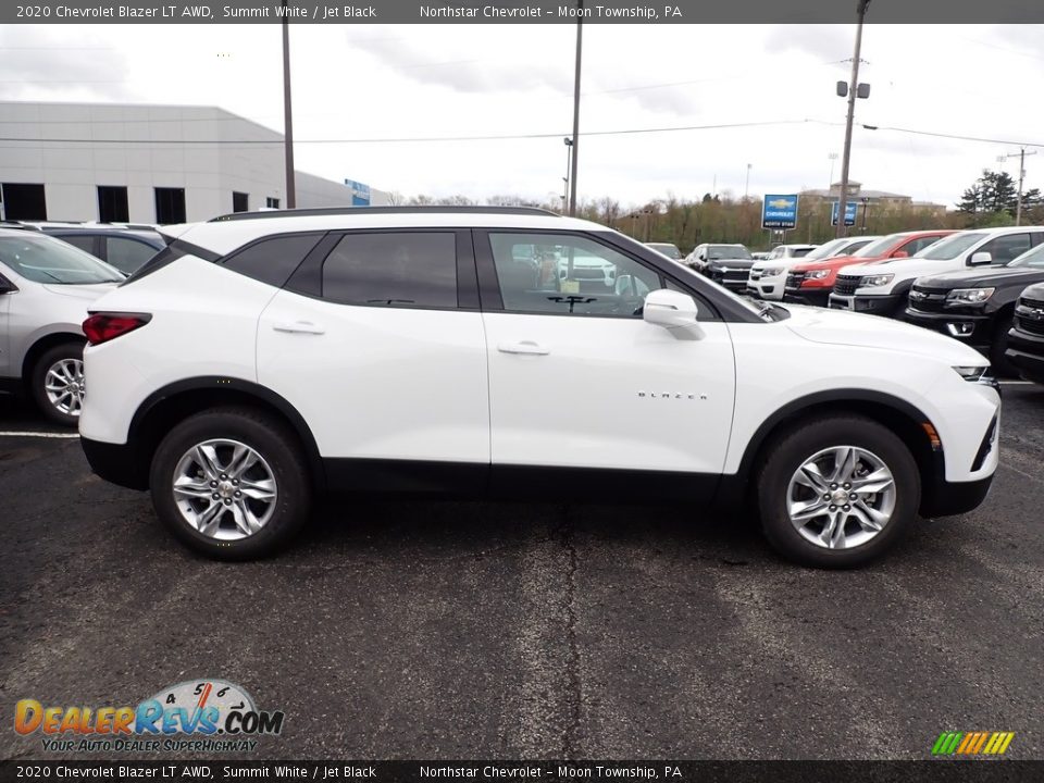 2020 Chevrolet Blazer LT AWD Summit White / Jet Black Photo #6