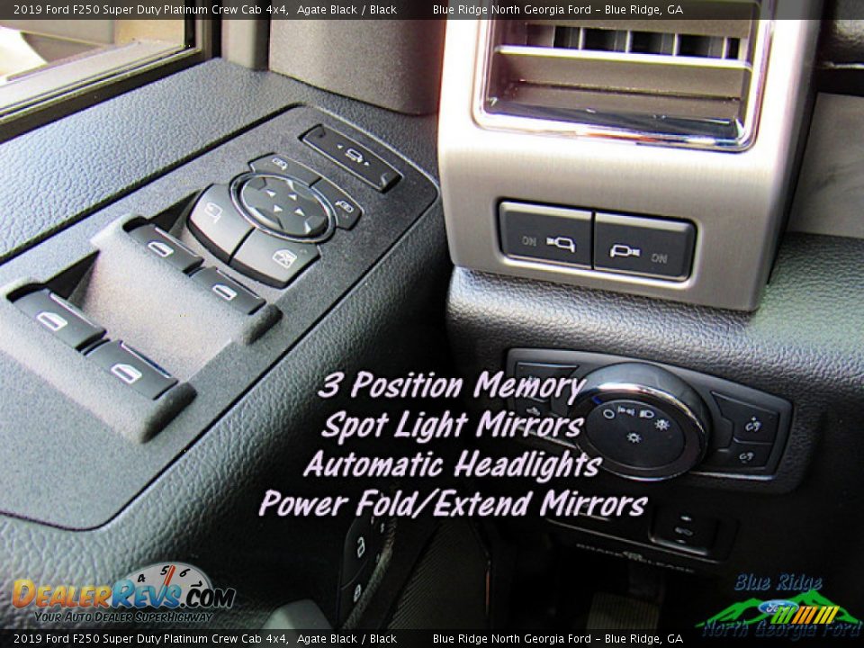 2019 Ford F250 Super Duty Platinum Crew Cab 4x4 Agate Black / Black Photo #26