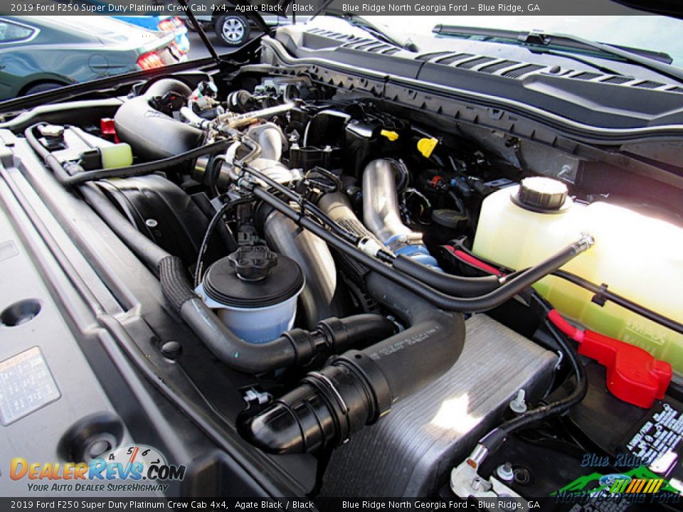 2019 Ford F250 Super Duty Platinum Crew Cab 4x4 Agate Black / Black Photo #29