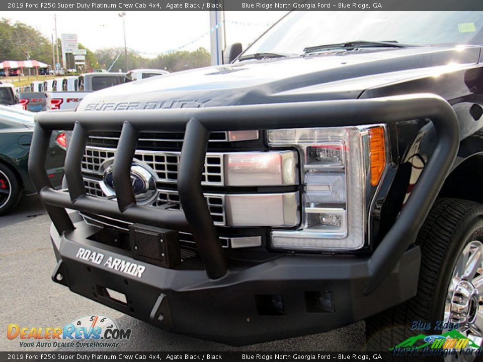 2019 Ford F250 Super Duty Platinum Crew Cab 4x4 Agate Black / Black Photo #30