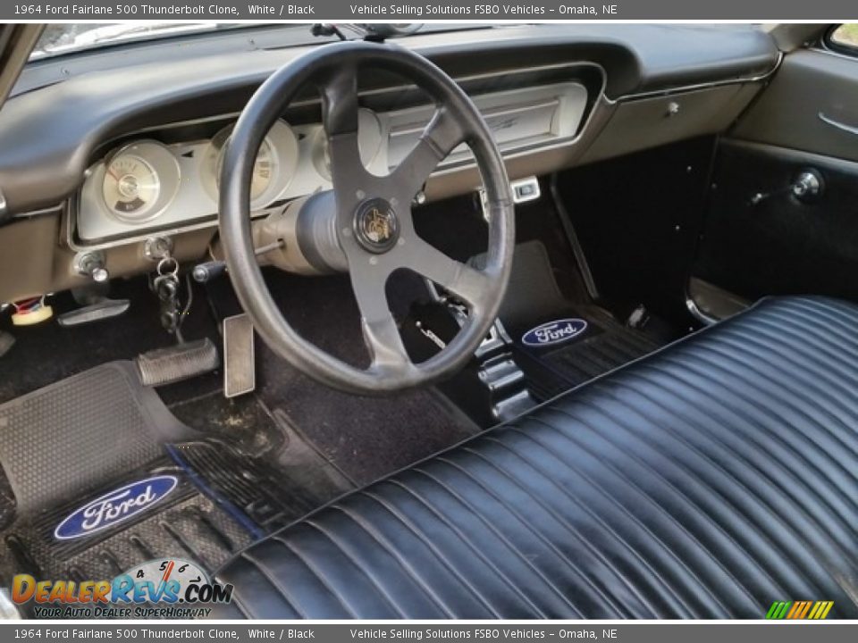 Black Interior - 1964 Ford Fairlane 500 Thunderbolt Clone Photo #3