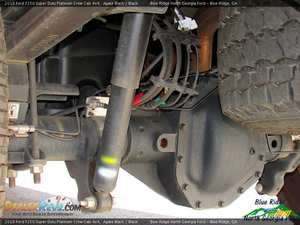 2019 Ford F250 Super Duty Platinum Crew Cab 4x4 Agate Black / Black Photo #33