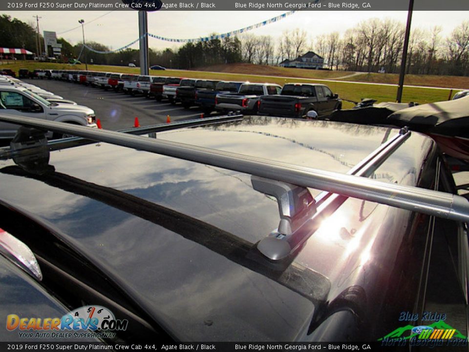 2019 Ford F250 Super Duty Platinum Crew Cab 4x4 Agate Black / Black Photo #34