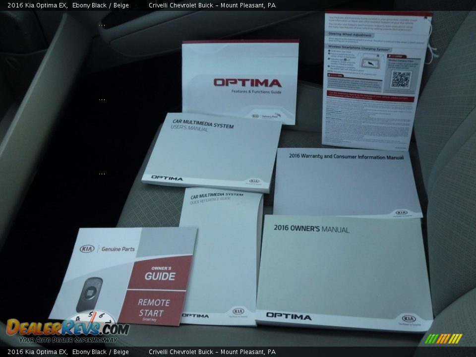 Books/Manuals of 2016 Kia Optima EX Photo #33