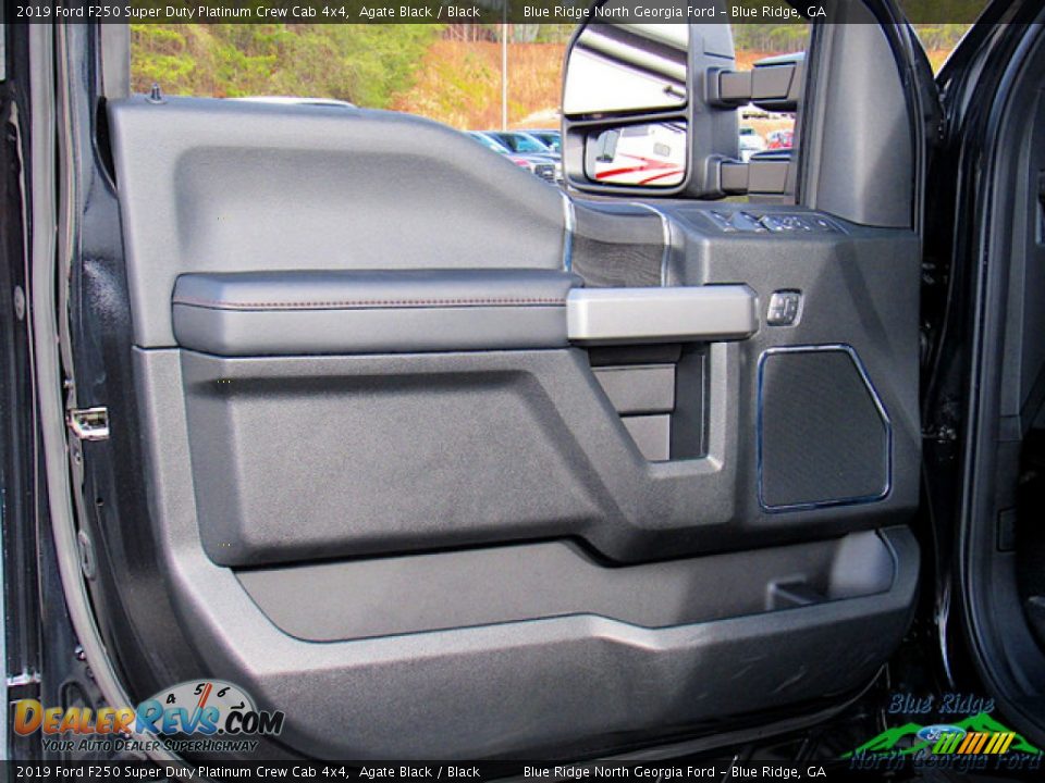2019 Ford F250 Super Duty Platinum Crew Cab 4x4 Agate Black / Black Photo #35