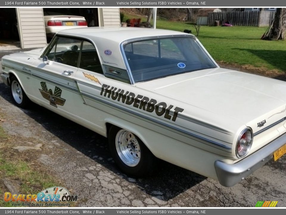 White 1964 Ford Fairlane 500 Thunderbolt Clone Photo #8