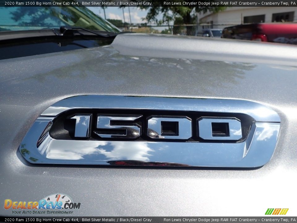 2020 Ram 1500 Big Horn Crew Cab 4x4 Billet Silver Metallic / Black/Diesel Gray Photo #3
