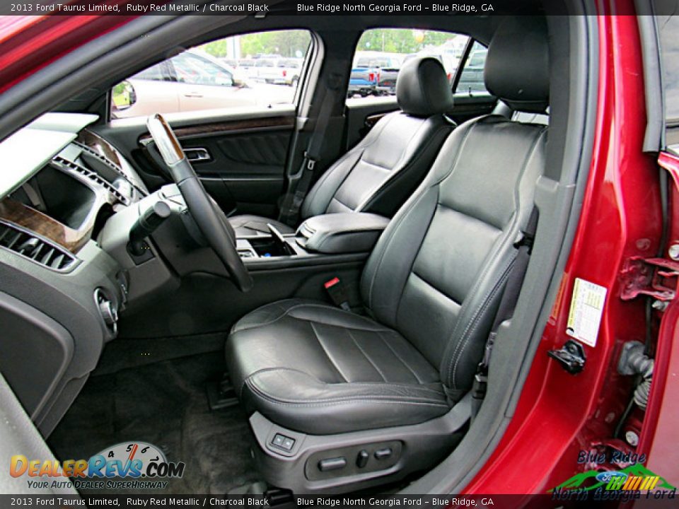 2013 Ford Taurus Limited Ruby Red Metallic / Charcoal Black Photo #10