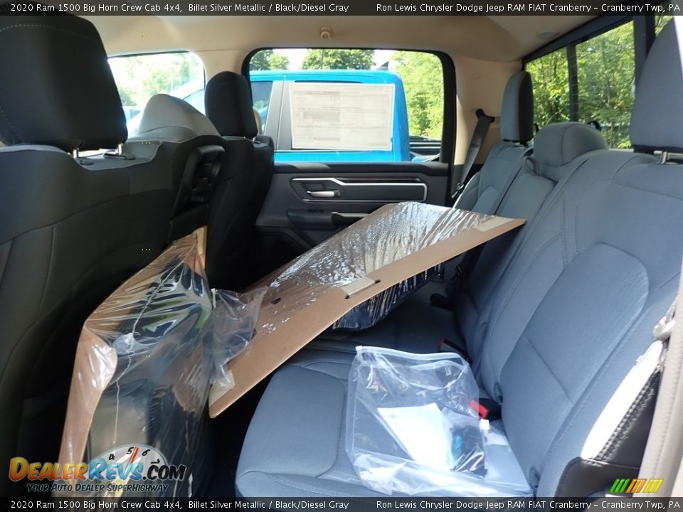 2020 Ram 1500 Big Horn Crew Cab 4x4 Billet Silver Metallic / Black/Diesel Gray Photo #9